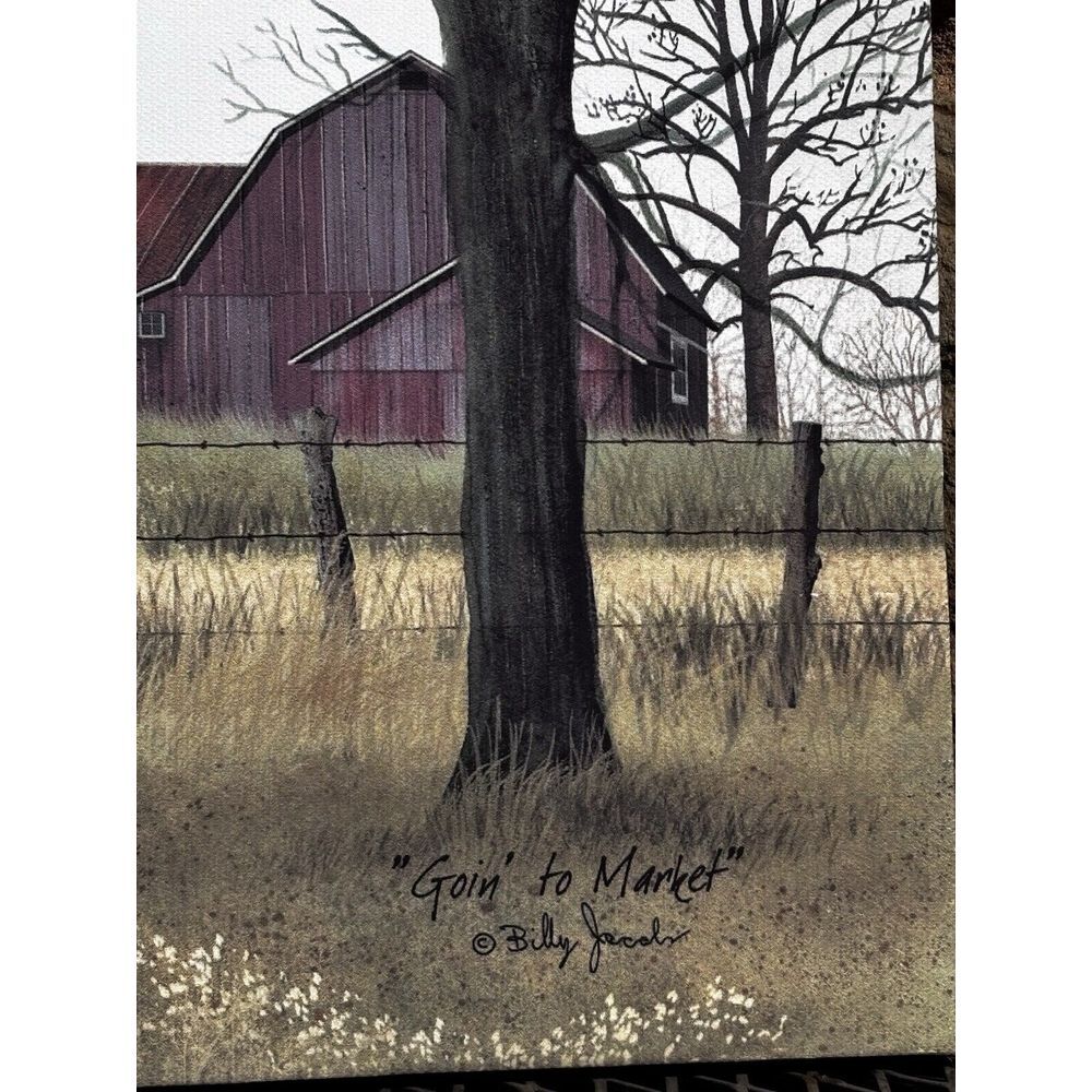 Hand Signed On 06/30/12 (2 signatures) by Billy Jacobs "Goin To Market". - Picture 2 of 8